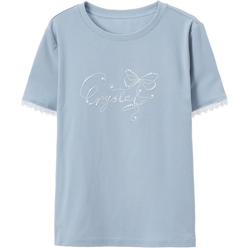 

Betu Women s Pearl Pattern Short Sleeve T-Shirt M