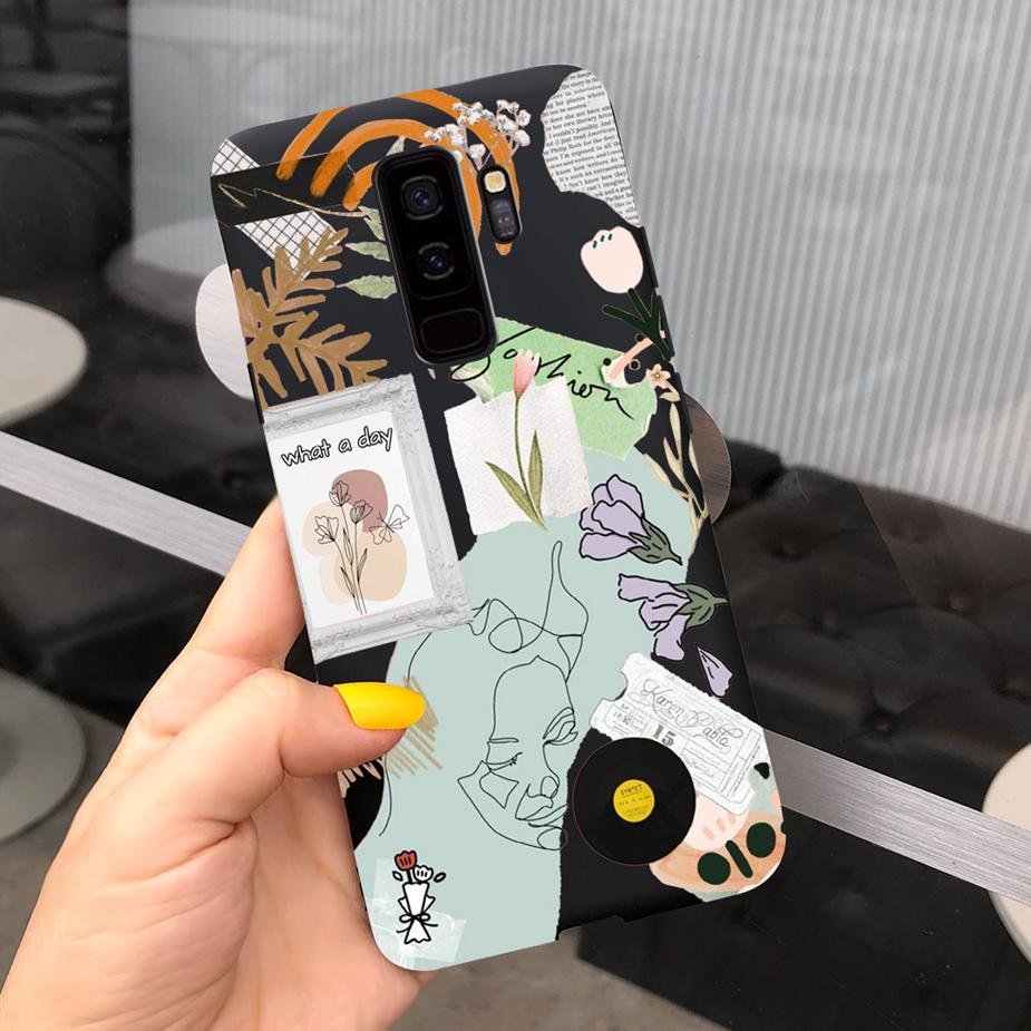 Für Samsung Galaxy S9 Plus Hülle Neue Mode Kunst Bemaltes Cover Weiches Dünnes TPU Handyhülle Für Samsung S9 S9+ Galaxy S 9 Hülle Coque