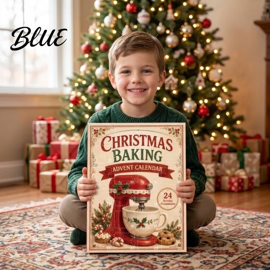 Stocking Stuffers for 2D Ornament Advent Calendar Christmas Baking Children 2026 24-Day Acrylic Set 24