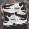 Men's Trendy Breathable Mesh Sneakers - Versatile Casual Height-Increasing Dad Shoes