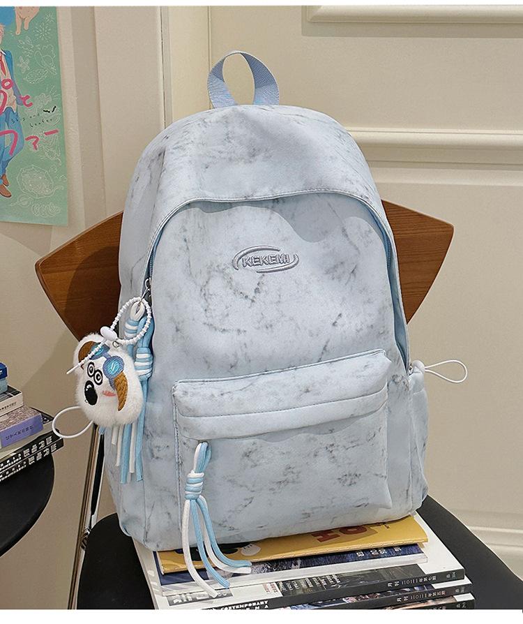 Schultasche literarisch, einfach und große Kapazität Japanischer Camping-Rucksack vielseitig und leicht Studenten-Schultasche Freizeit