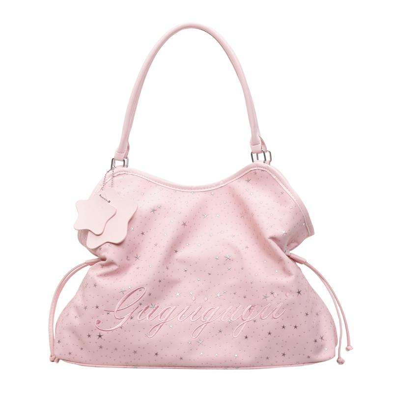 2026 Nuovi Arrivi Originale di Nicchia Borsa a Shopper in Tela con Stella per Donna Grande Capacità Borsa da Pendolare