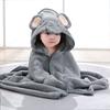 Cartoon Animal Baby Bath Towels Soft Newborn Hooded Towel Blanket Toddler Bathrobe Warm Sleeping Swaddle Wrap for Boys Girls
