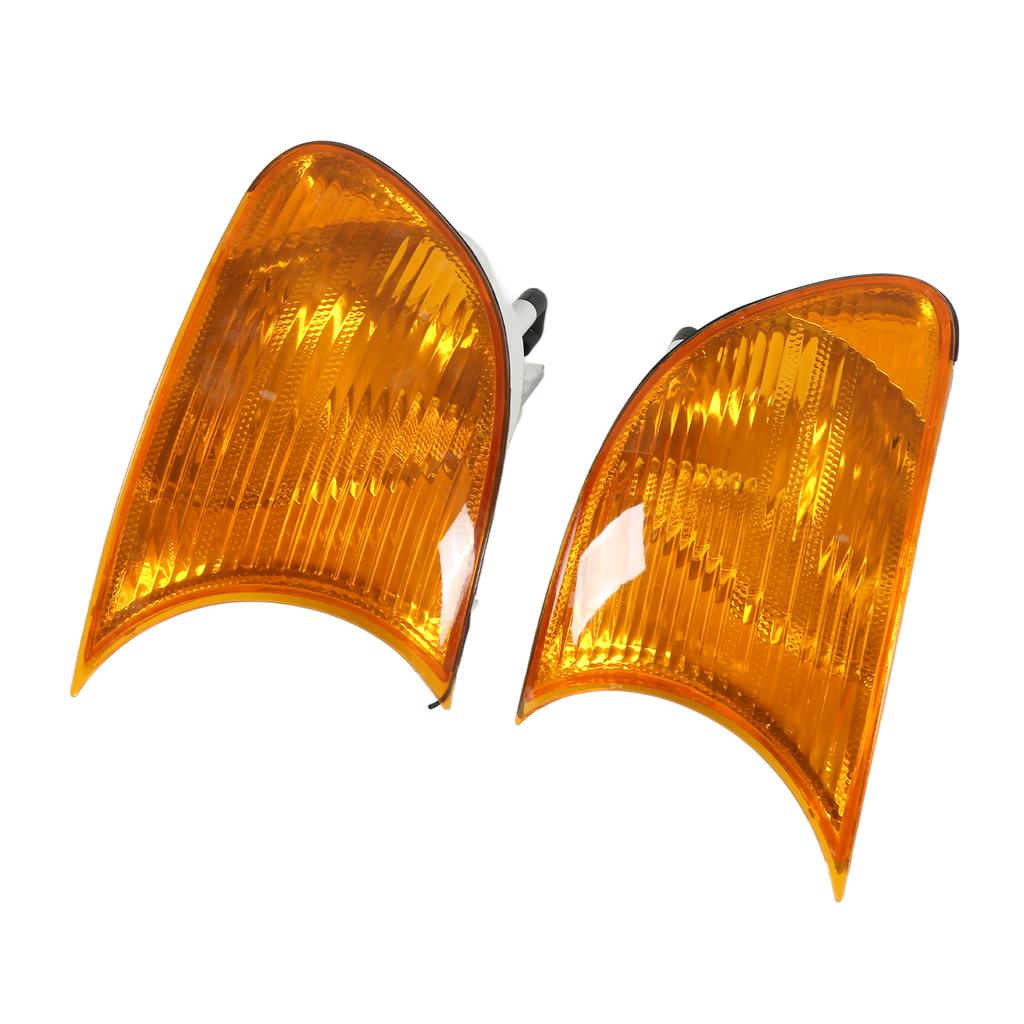 Autoscheinwerfer vorne Ecke Links Rechts Klarglas Blinker Leuchten Ersatz für 3er E46 1998-2001