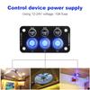 3/5 Botões LED Marine Boat Rocker Switch Painel 10A Fusível Lâmina Carro Rocker Switch para Caminhão Trailer Camper Painel de Interruptor de Carro
