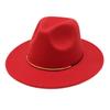 Retro Ladies Jazz Hat, British Versatile Simple Wool Hat Jazz Hat