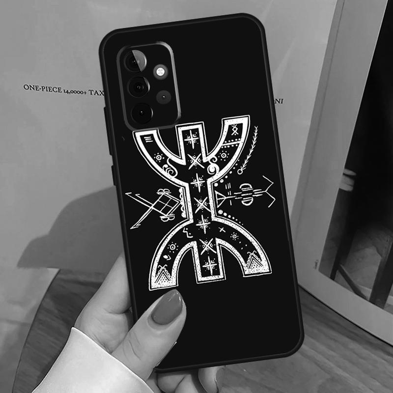 Amazigh Berber Flag Case For Samsung Galaxy A55 A35 A15 A14 A34 A54 A53 A33 A23 A13 A12 A32 A52 A51 A71 Cover