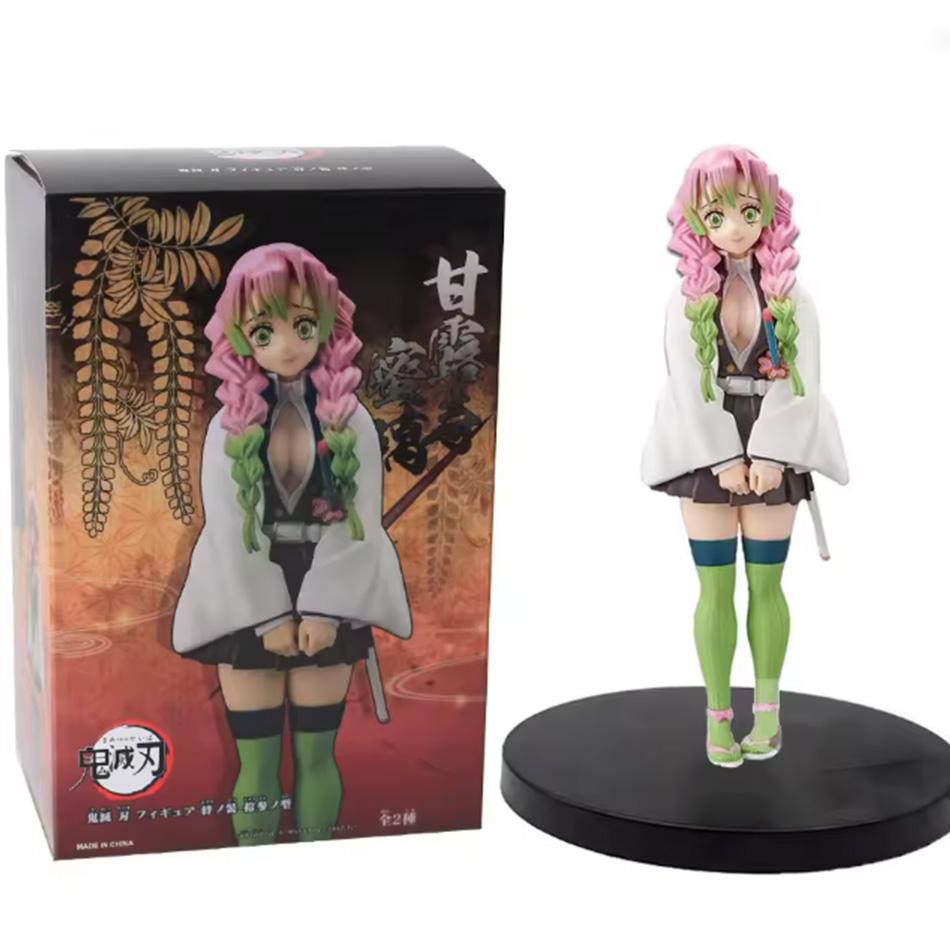 Anime Demon Slayer Figure Kamado Tanjirou Nezuko Action Figures PVC Model Toys Zenitsu Figurine Inosuke Kimetsu No Yaiba Figura
