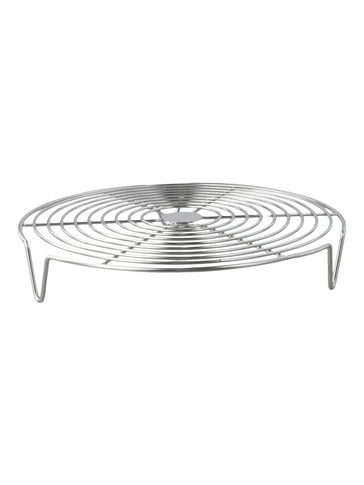 Multipurpose Stainless Steel Steamer Rack for Pot Use with Tray Suitable for Steaming Dumplings Eggs and Grilling