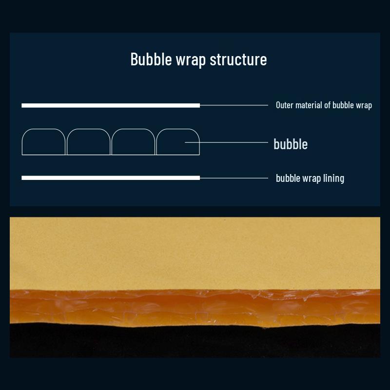 Thick Yellow Kraft Bubble Mailer - Waterproof Packaging for Clothing