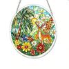 Puzzle Sun Catcher Stained Glass Window Hangings Acrylic Suncatchers Decors for Home Garden Ornament Housewarmings Gift