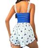 Summer Lace Trim Camisole & Shorts Set - Women's Slimming Two-Piece Sleepwear