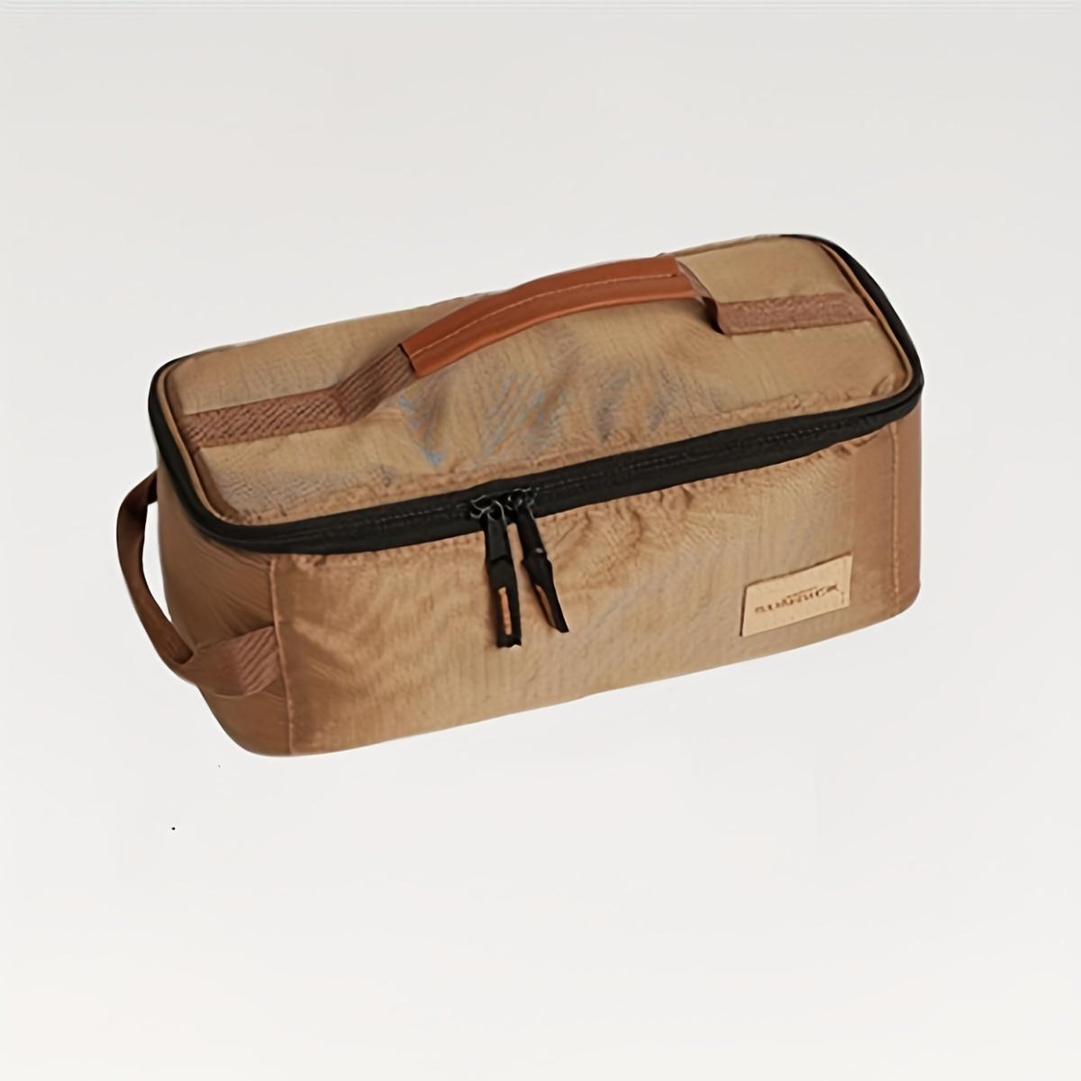 

Outdoor Camping Cookware Storage Bag, Camping Barbecue Tableware Storage Bag, Portable Handbag for Self-Driving Trips and Picnics хаки
