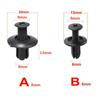 Kunststoffnieten Befestigungselemente für Autos (8mm/6mm) - Stoßfänger/Kotflügel Schrauben Clips, 8mm Loch Auto Druckniet Clip Zubehör