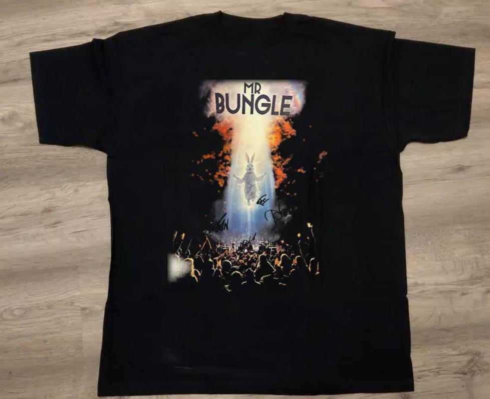 Rare MR BUNGLE Signature Band Black All Size T-shirt Unisex T-Shirt S