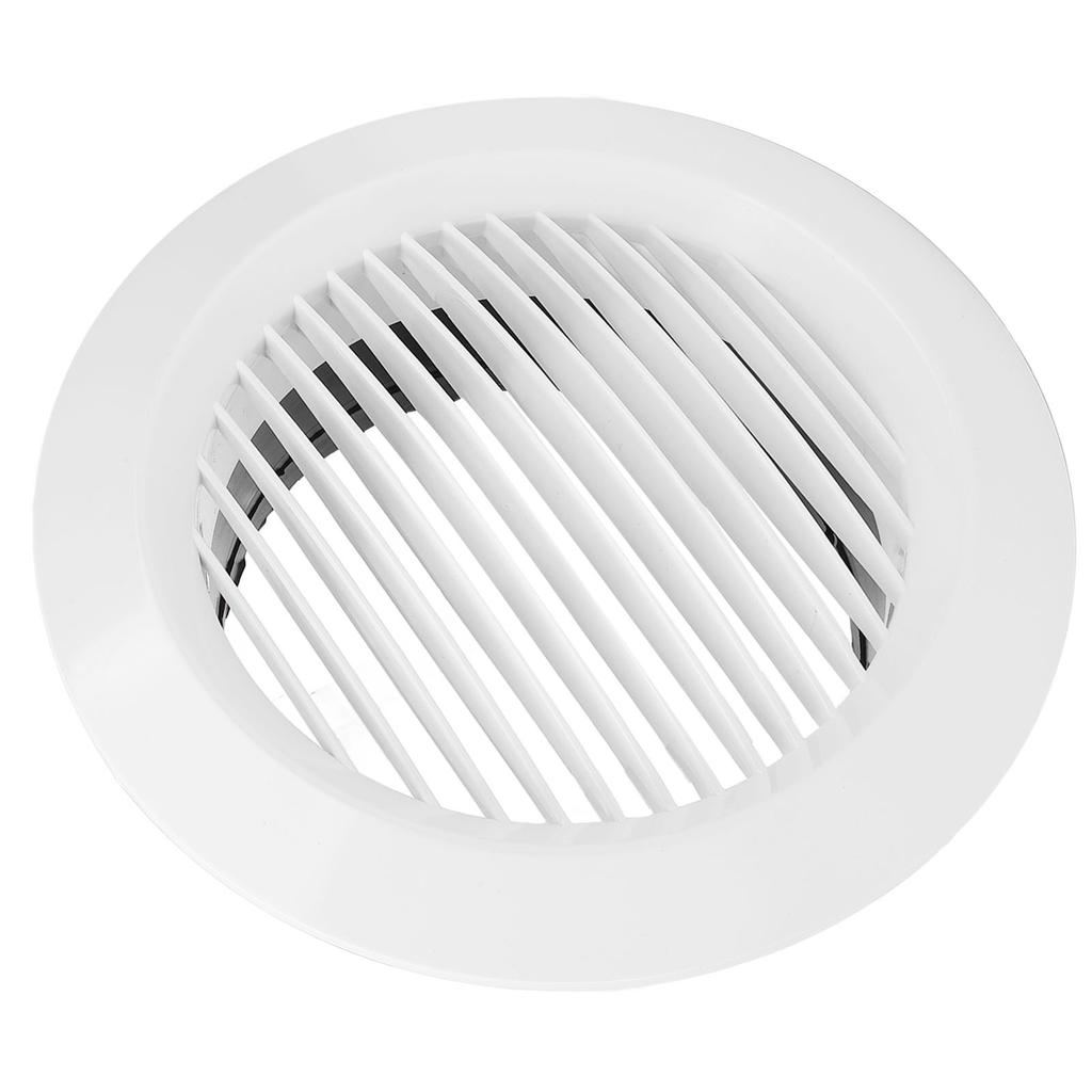 Grilă rotundă de ventilație 150mm ABS Lame drepte Detașabilă Evacuare Acoperire ventilație baie pentru birou