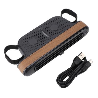 Car Seat Fan 3 Wind Speeds Low Noise Powerful Double Turbine Car Cooling Fan for Vehicle Backseat