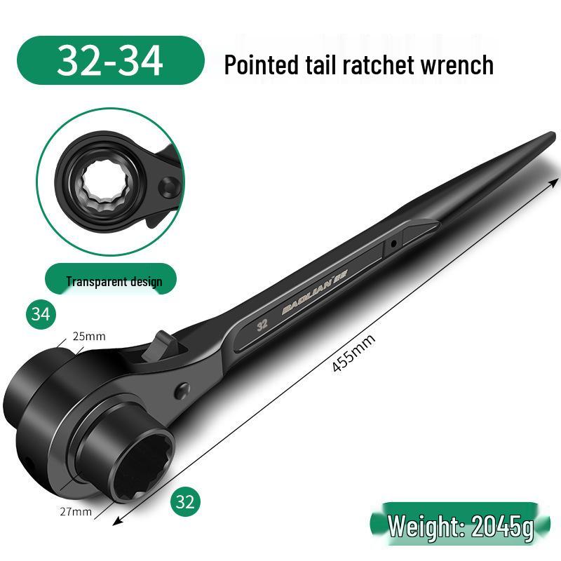 Dual Function Ratchet Wrench Set with Burr Wheel and Torx Socket