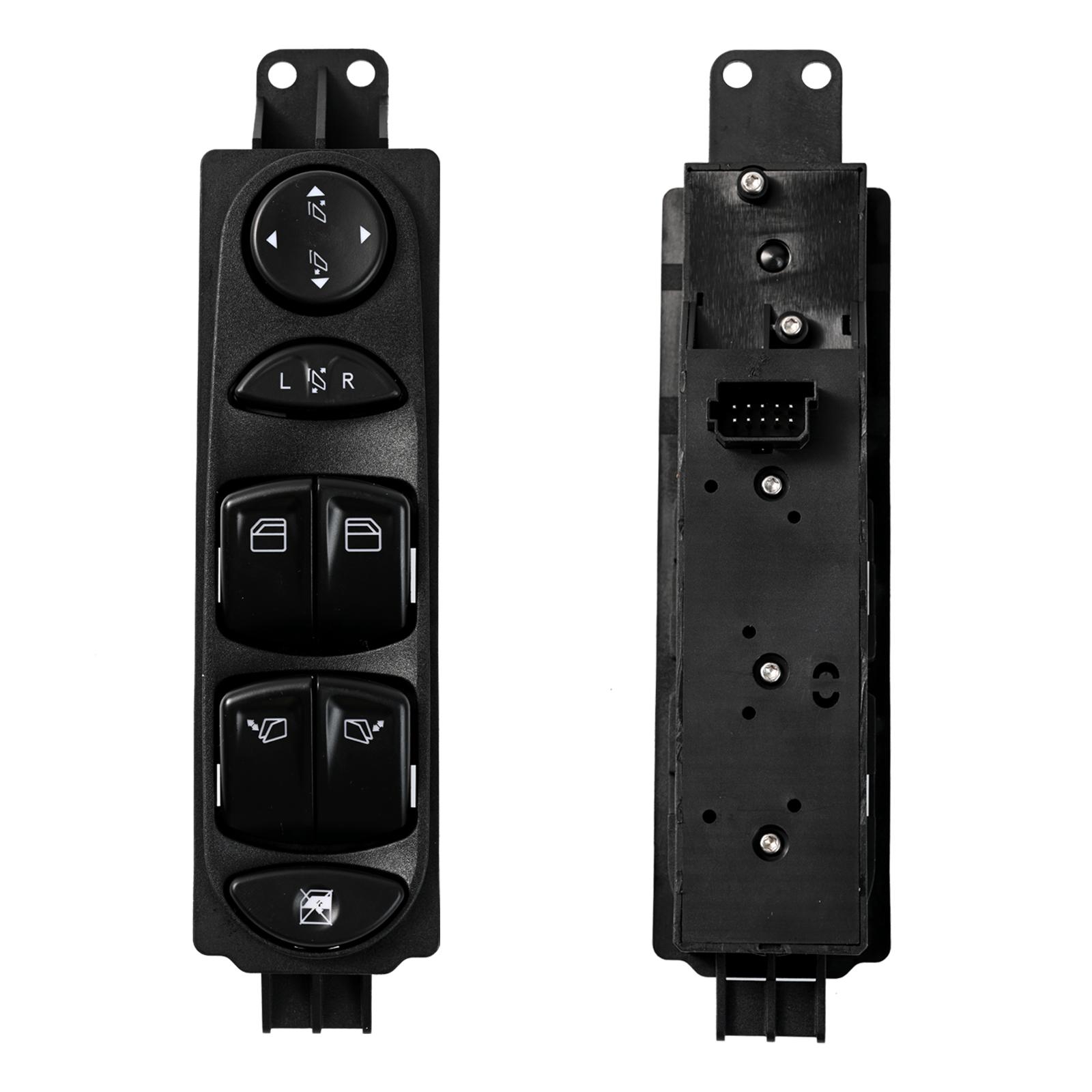 

Электрический автоматический переключатель стеклоподъемника, главный переключатель управления стеклоподъемником для Mercedes-Benz Viano Wieland W639 2006 - 2012 A6395451313 6395451313 чёрный