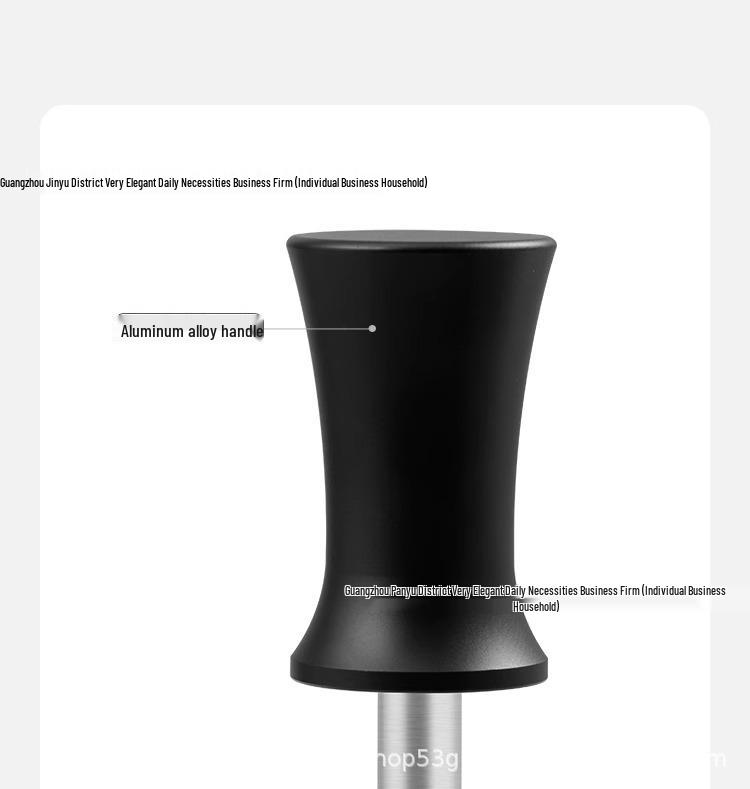 Federbelasteter Verstellbarer Kaffeetamper aus Edelstahl