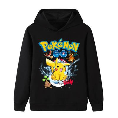 Children's Loose Sweatshirt Cartoon Print Boys' Warm Hoodie Casual Fashion Hoodies Sweatshirts Girls