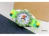 3D Cartoon Excavator Quartz Digital Watch for Kids