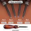WUTA Edge Leather Craft for Leather Crafts and for Chamfering Set of 1mm Scraper, Tool, Crafts, Leather, 3, 0.8mm + + 1.2mm
