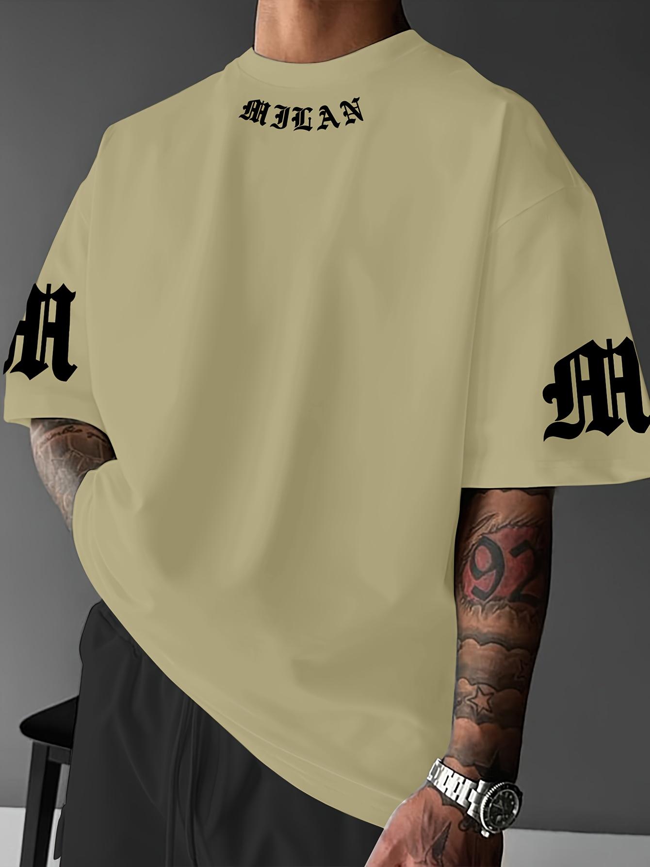 

Summer Letter Print Casual T-Shirt Short Sleeve Sports Women s T-shirt Unisex Casual Daily Wear Summer Men s Racing T-shirt 4XL