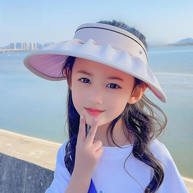 Summer Kids Sun Hat With Large Brim Breathable Sun Protection For Boys And Girls