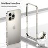 Ultra-Thin Lightweight Metal Frame iPhone 16/15 Pro Case with Seahorse Buckle Design and Heat Dissipation