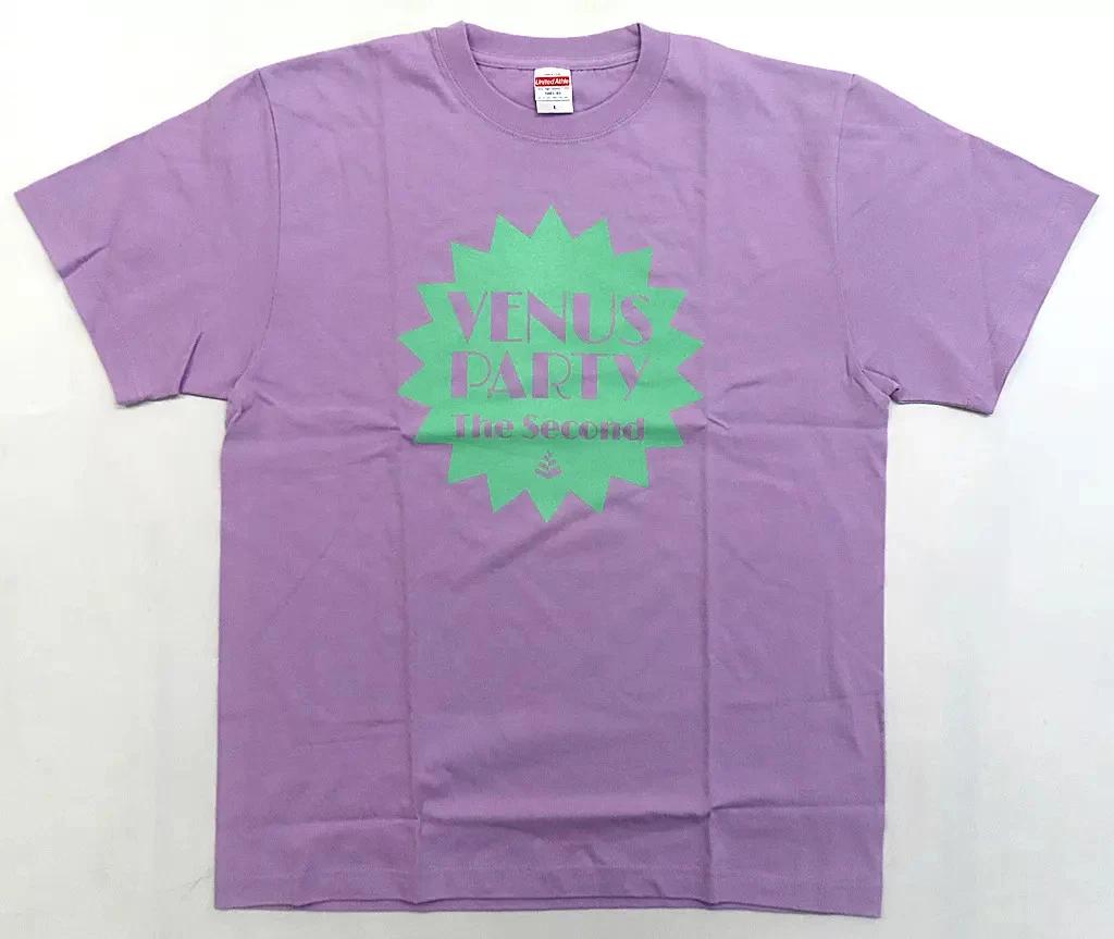 

IDOLY PRIDE Venus Party Group Color T-T-Shirt Purple L Live Event T-Shirt L