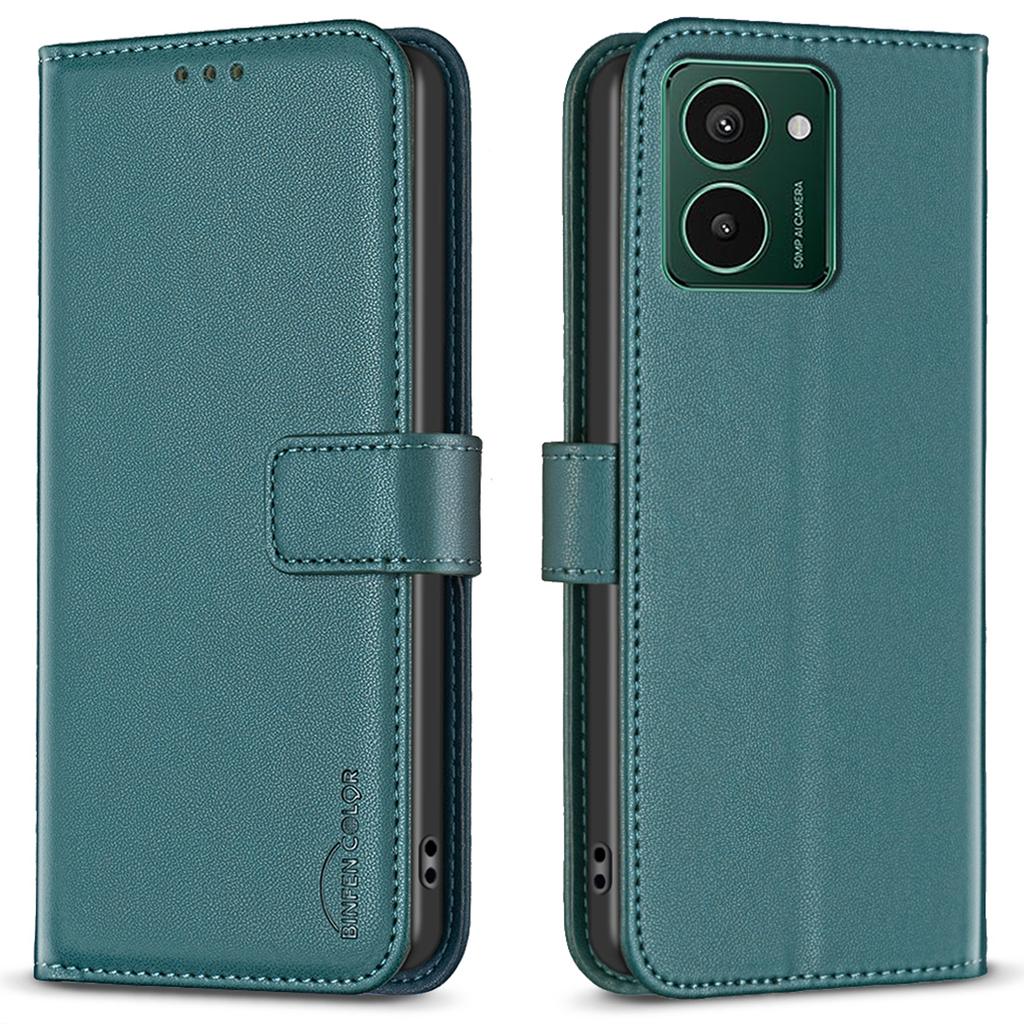 BINFEN COLOR BF17 For HMD Pulse Pro Case PU Leather Wallet Flip Phone Cover