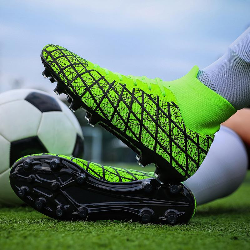 High-top football shoes 2025 men's and women's adult children's competition training shoes TF broken nails AG long nails short nails sneakers