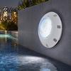 Fernbedienbare Poolleuchten Unterwasserlicht 12V, 45W RGB Tauchlampe mit Blinkmodus Fernbedienung, IP68 Wasserdicht Wandmontage für Teich
