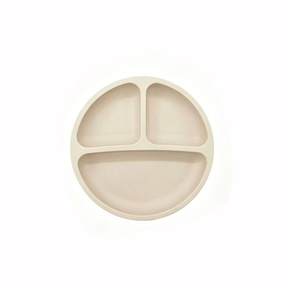 Silicone Baby Tableware Set: Feeding Bowl, Fork, Spoon & Food-Grade Dinner Plate
