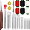 32/43pcs Big Eye Sewing Needles Set Portable Clothing Sewing Embroidery Cross Repair Needles Kits DIY Apparel Sewing Needles