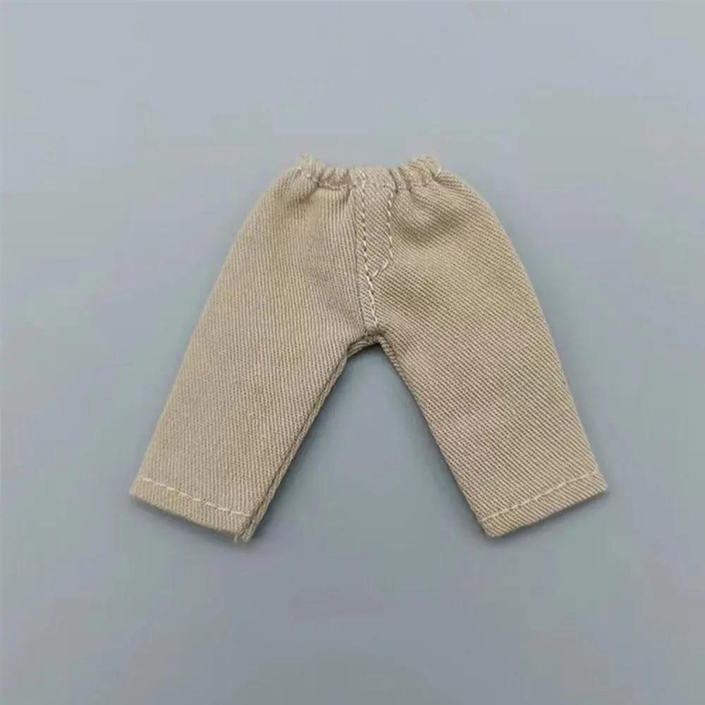 Doll Fashion Clothes For 1/11 Ob11 Dolls Denim Trousers For 1/12 Bjd/Gsc Doll T-Shirt Mini Cute Doll Pants Diy Doll Accessories