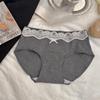Girls Cotton Sexy Lace Edge Seamless Breathable Bag Hip Extension Crotch Briefs Underwear