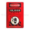 Danger  Volts Metal Plaque Funny Party Wall Custom Design Plaques Tin Sign Poster