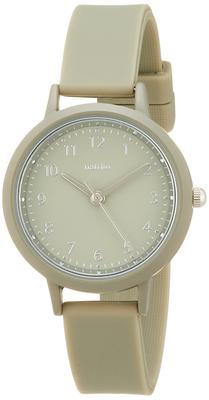 [Fieldwork] Watch Analog Tone Silicone Band YM061-3 Women's Khaki