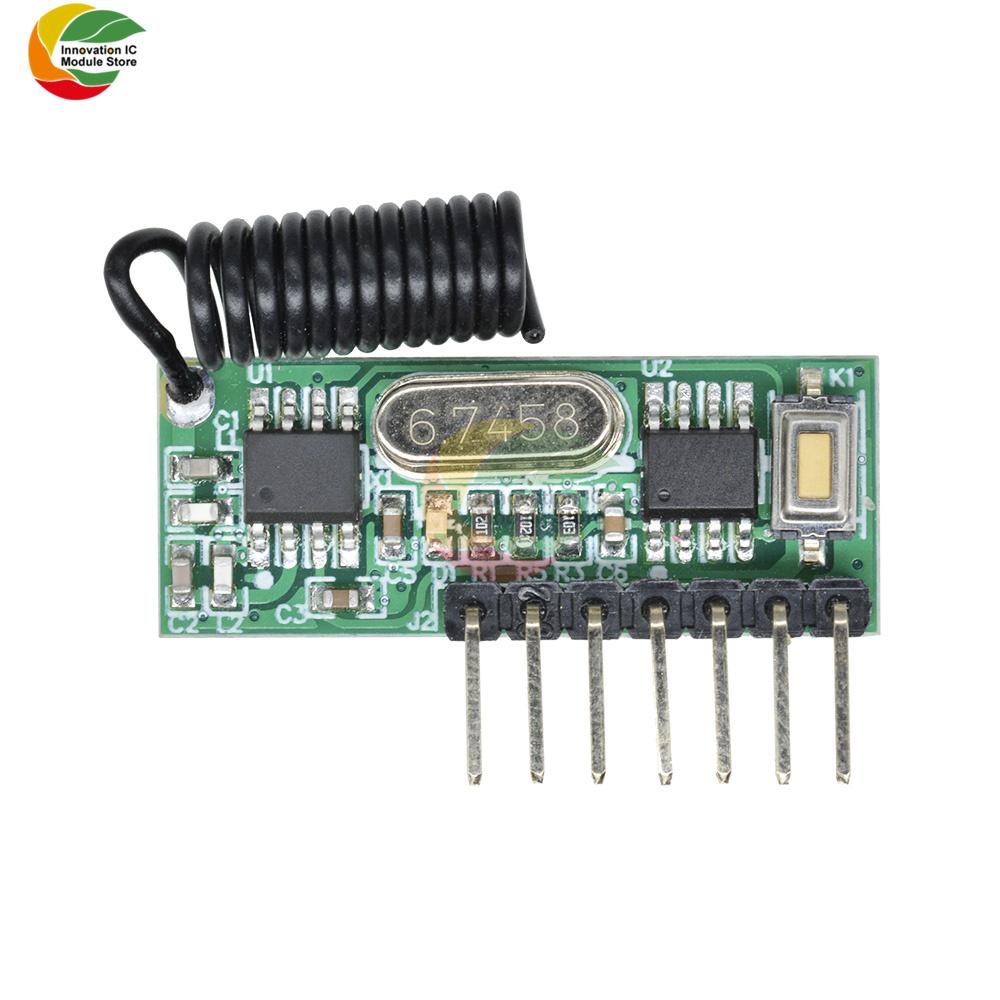 1 Channel Decode Receiver Output Module + 1 Channel 111mhz Wireless Wide Voltage Encoder Transmitter for 111 Mhz Remote Control