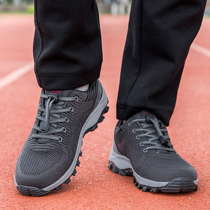 Mode Damen Neue Schnür-Lauf-Trainingsschuhe, Lässig, Bequem, Atmungsaktive Walking-Schuhe, Herren- und Damen-Sport und Freizeit