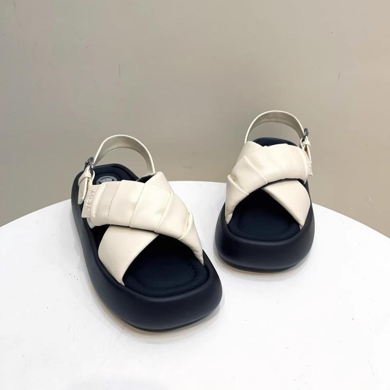Summer new platform cross-toed Roman sandals