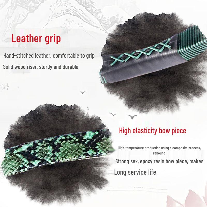 Qiu Qiao Professional Wooden Traditional Recurve Bow