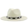 Spring and summer travel travel visor beach hat British style women's outdoor jazz hat sun protection straw hat