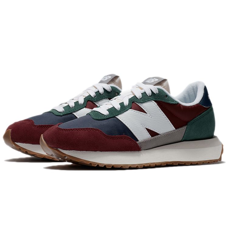 New Balance 237v1 Scarlet Team Forest Green Unisex Sneakers Red MS237EA