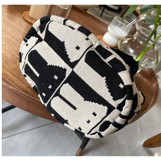 Women's Handbag Cartoon Rabbit Print Shoulder Bag Large Capacity Mommy Bag Cross Tote Bag Students Casual Handbag