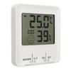Thermometer Hygrometer Temperature Humidity Meter Digital Display Electric Clock for Home