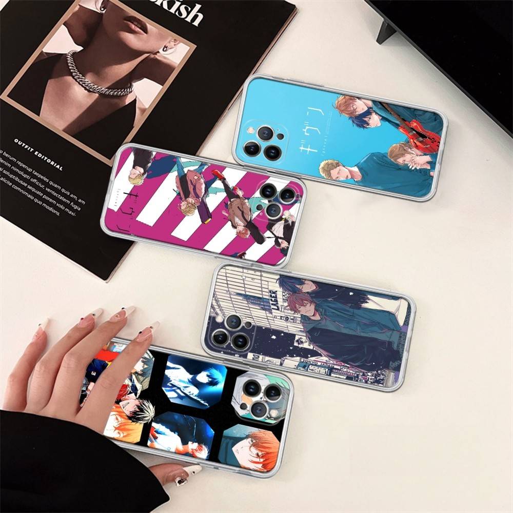 Japanses Cartoon Given Transparent Phone Case For IPhone 17 Air 16 Pro Max 15 14 13 12 11Plus Shockproof Cover