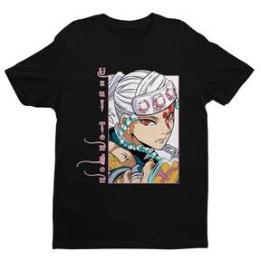 Uzui Tengen T Shirt Demon Slayer Anime Lover Shirt Kimetsu No Yaiba Shirt S